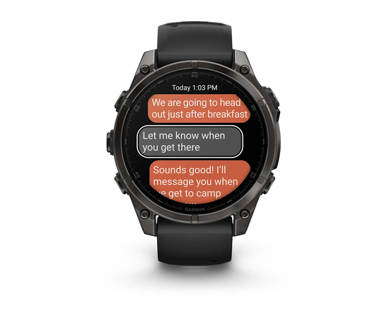 GARMIN FENIX 8 47MM, AMOLED, ANGLIES SPALVOS, 010-02904-21