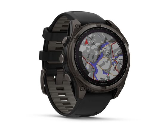 GARMIN FENIX 8 51MM, SAPPHIRE SOLAR, JUODAS, 010-02907-11