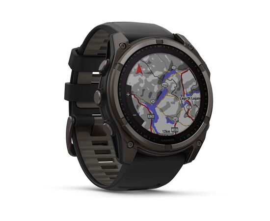 GARMIN FENIX 8 47MM, SAPPHIRE SOLAR, JUODAS, 010-02906-11