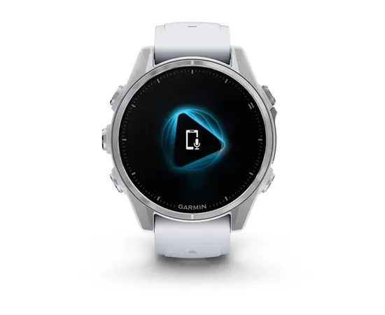 GARMIN FENIX 8 43MM, AMOLED GLASS, BALTOJO AKMENS SPALVOS, 010-02903-00