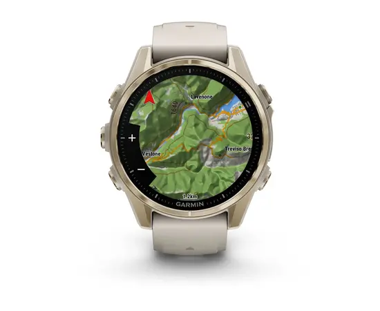 GARMIN FENIX 8 43MM, AMOLED, ŠVIESAUS AUKSO SPALVOS, 010-02903-11