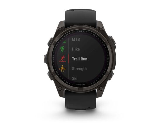 GARMIN FENIX 8 51MM, AMOLED GLASS, JUODAS, 010-02905-00