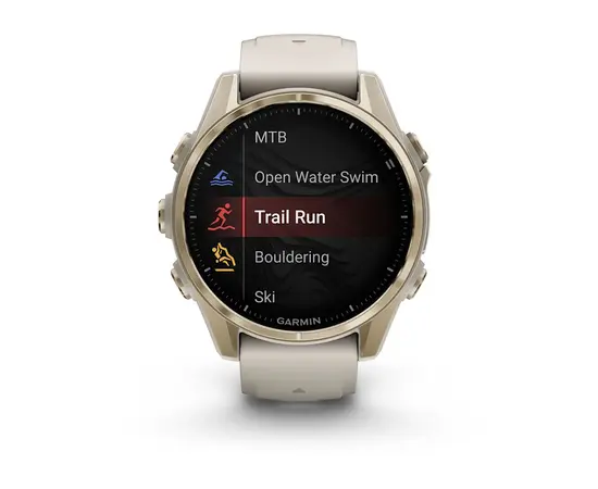 GARMIN FENIX 8 43MM, AMOLED, ŠVIESAUS AUKSO SPALVOS, 010-02903-11