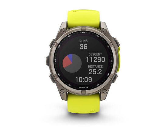 GARMIN FENIX 8 47MM, SAPPHIRE SOLAR, GELTONAS, 010-02906-21