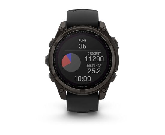 GARMIN FENIX 8 47MM, SAPPHIRE SOLAR, JUODAS, 010-02906-11