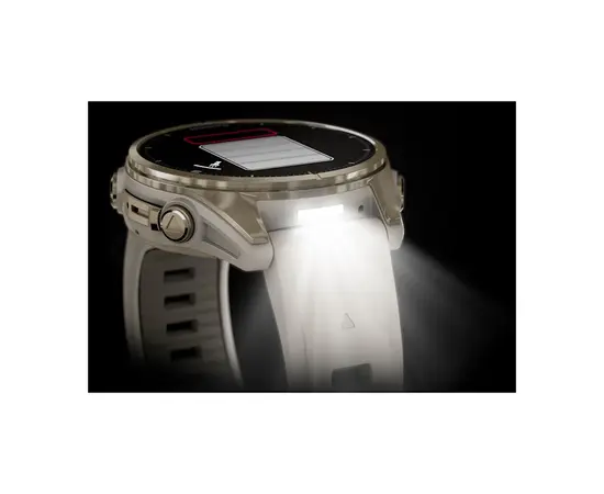 GARMIN FENIX 8 43MM, AMOLED, ŠVIESAUS AUKSO SPALVOS, 010-02903-11