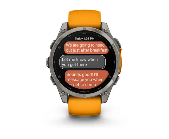 GARMIN FENIX 8 47MM, AMOLED, TITANO SPALVOS, 010-02904-11