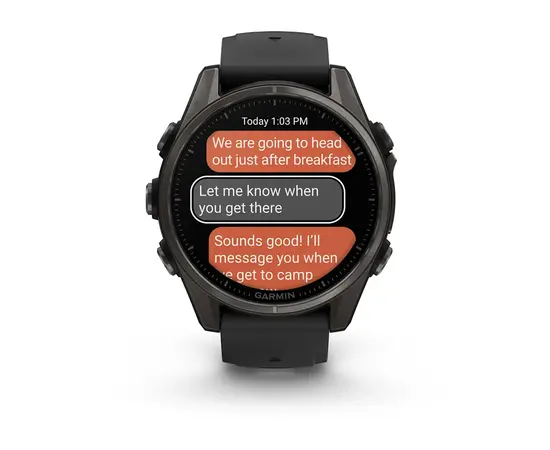 GARMIN FENIX 8 43MM, AMOLED, ANGLIES SPALVOS, 010-02903-21