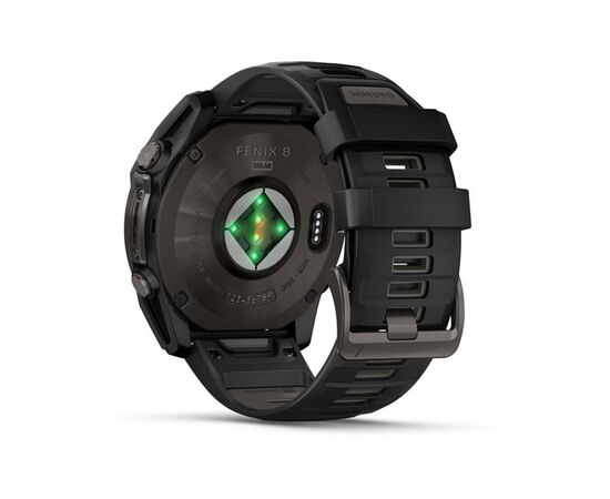 GARMIN FENIX 8 47MM, SAPPHIRE SOLAR, JUODAS, 010-02906-11