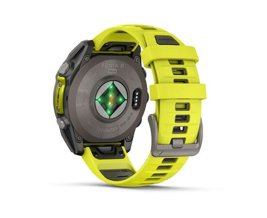 GARMIN FENIX 8 47MM, SAPPHIRE SOLAR, GELTONAS, 010-02906-21