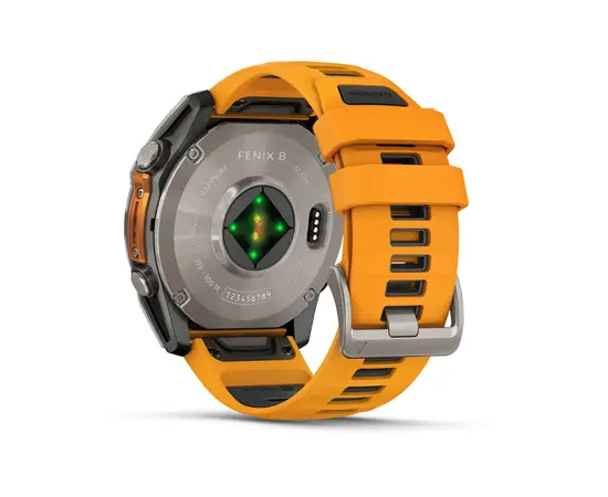 GARMIN FENIX 8 51MM, AMOLED, TITANO SPALVOS, 010-02905-11