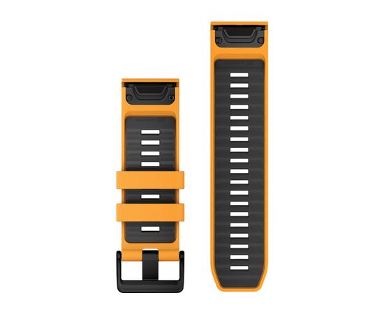 GARMIN QUICKFIT 26MM RYšKI ORANžINE/GRAFITO AKMENS SILIKONINė APYRANKė, 010-13393-01