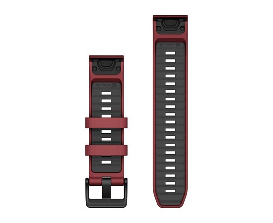 GARMIN QUICKFIT 26MM MARSALA/GRAFITO SILIKONINė APYRANKė, 010-13393-06