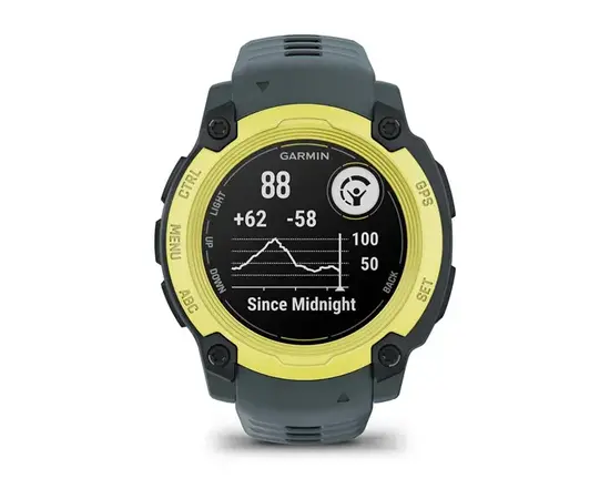GARMIN INSTINCT E - 40 MM ELEKTRINėS žALIOSIOS CITRINOS SPALVOS, 010-02932-01