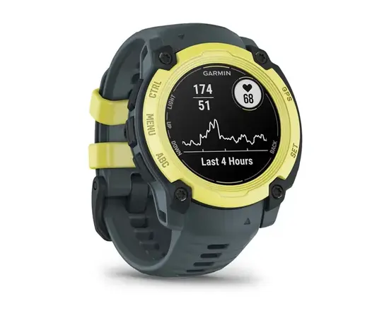 GARMIN INSTINCT E - 40 MM ELEKTRINėS žALIOSIOS CITRINOS SPALVOS, 010-02932-01