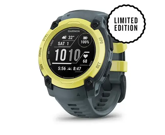 GARMIN INSTINCT E - 40 MM ELEKTRINėS žALIOSIOS CITRINOS SPALVOS, 010-02932-01