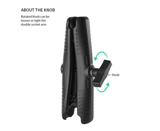PROMARINE JUNGTIS DVIGUBA DOUBLE SOCKET ARM, C DYDIS, 23CM, PM-C023A