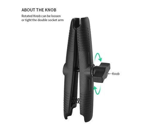 PROMARINE JUNGTIS DVIGUBA DOUBLE SOCKET ARM, B DYDIS, 17CM, PM-B017