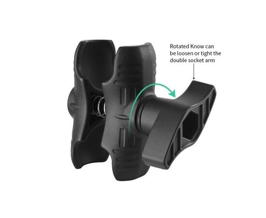 PROMARINE JUNGTIS DVIGUBA DOUBLE SOCKET ARM, D DYDIS, 13CM, PM-D013