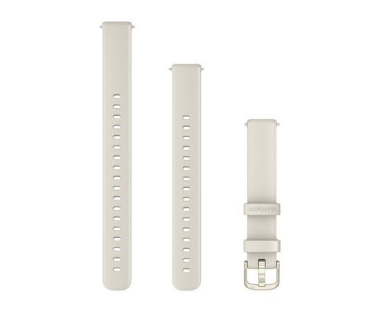 GARMIN LILY 2 14MM KREMINėS SPALVOS SILIKONINė APYRANKė, 010-13302-30