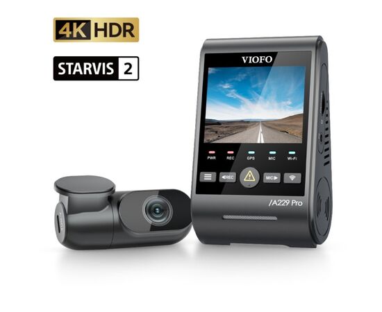 VAIZDO REGISTRATORIUS VIOFO A229 PRO 2CH, A229-PRO-2CH VIOFO	