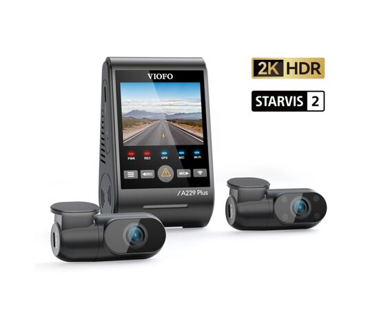 VAIZDO REGISTRATORIUS VIOFO A229 PLUS 3CH, A229-PLUS-3CH VIOFO	