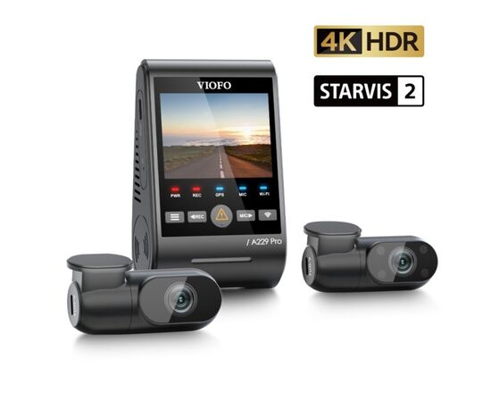 VAIZDO REGISTRATORIUS VIOFO A229 PRO 3CH, A229-PRO-3CH VIOFO	