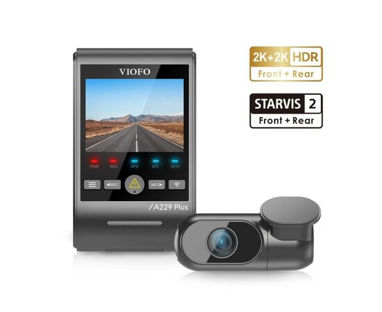 VAIZDO REGISTRATORIUS VIOFO A229 PLUS 2CH, A229-PLUS-2CH VIOFO	