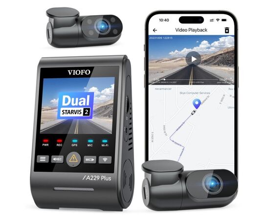 VAIZDO REGISTRATORIUS VIOFO A229 PLUS 3CH, A229-PLUS-3CH VIOFO