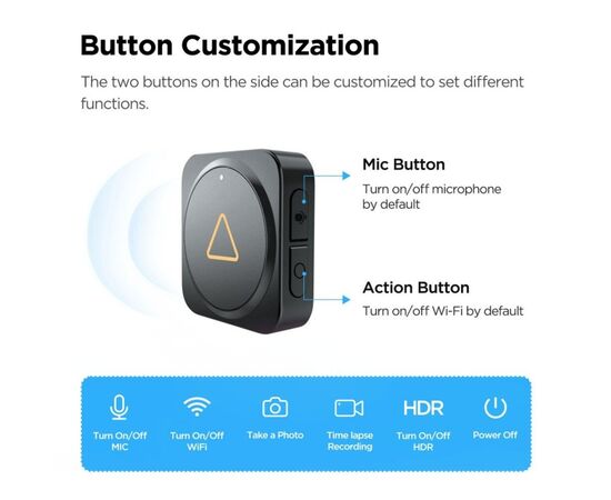 VIOFO BTR200 VALDYMO PULTAS, BTR200 VIOFO