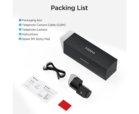 VIOFO RTC300 KAMERA A229 PLUS/A229 PRO, RTC300 VIOFO	