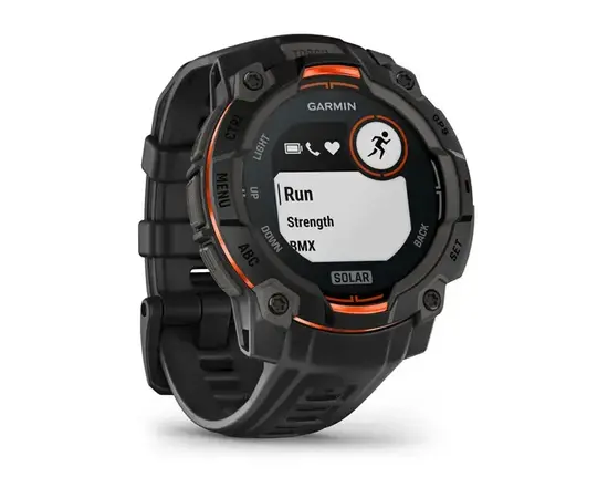 GARMIN INSTINCT 3 - 45 MM SOLAR JUODOS SPALVOS, 010-02934-00