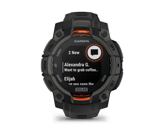 GARMIN INSTINCT 3 - 45 MM SOLAR JUODOS SPALVOS, 010-02934-00