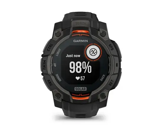 GARMIN INSTINCT 3 - 45 MM SOLAR JUODOS SPALVOS, 010-02934-00