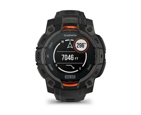 GARMIN INSTINCT 3 - 45 MM SOLAR JUODOS SPALVOS, 010-02934-00