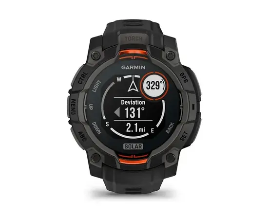 GARMIN INSTINCT 3 - 45 MM SOLAR JUODOS SPALVOS, 010-02934-00