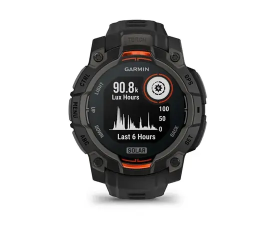 GARMIN INSTINCT 3 - 45 MM SOLAR JUODOS SPALVOS, 010-02934-00