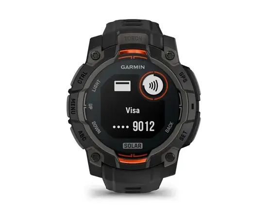 GARMIN INSTINCT 3 - 45 MM SOLAR JUODOS SPALVOS, 010-02934-00