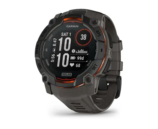 GARMIN INSTINCT 3 - 50 MM SOLAR JUODOS SPALVOS, 010-02935-00