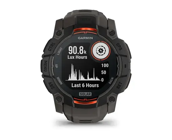 GARMIN INSTINCT 3 - 50 MM SOLAR JUODOS SPALVOS, 010-02935-00