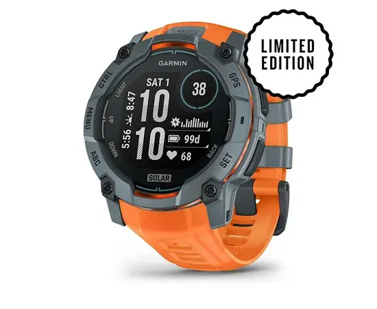 GARMIN INSTINCT 3 - 50 MM SOLAR PRIEBLANDOS SPALVOS, 010-02935-01