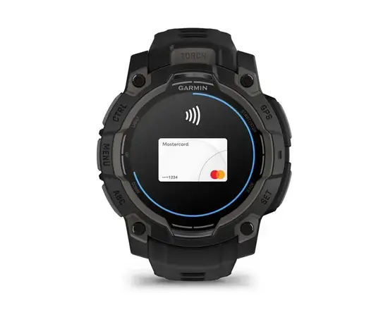 GARMIN INSTINCT 3 - 45 MM AMOLED JUODOS SPALVOS, 010-02936-00