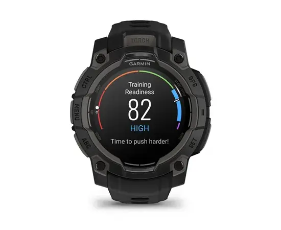 GARMIN INSTINCT 3 - 45 MM AMOLED JUODOS SPALVOS, 010-02936-00