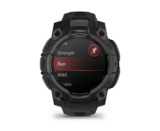 GARMIN INSTINCT 3 - 45 MM AMOLED JUODOS SPALVOS, 010-02936-00