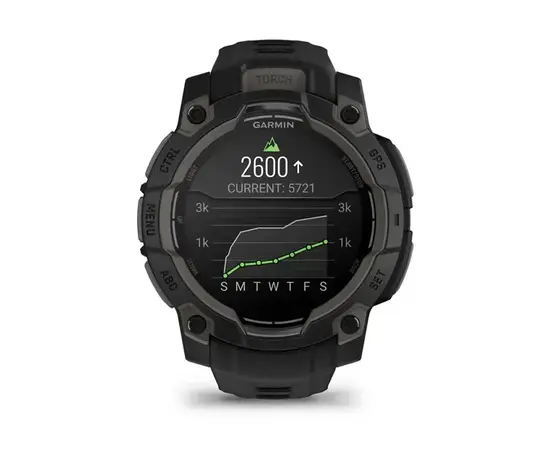 GARMIN INSTINCT 3 - 45 MM AMOLED JUODOS SPALVOS, 010-02936-00