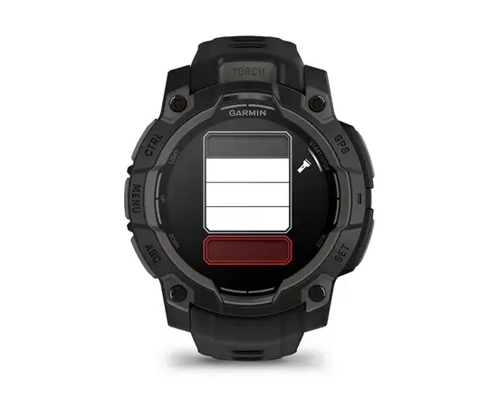 GARMIN INSTINCT 3 - 45 MM AMOLED JUODOS SPALVOS, 010-02936-00