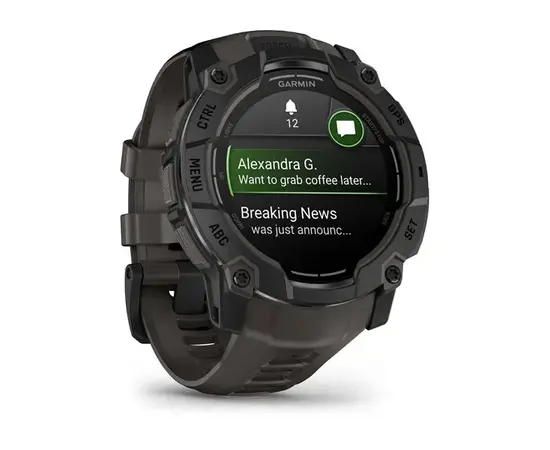 GARMIN INSTINCT 3 - 50 MM AMOLED JUODOS SPALVOS, 010-03020-00