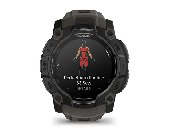 GARMIN INSTINCT 3 - 50 MM AMOLED JUODOS SPALVOS, 010-03020-00