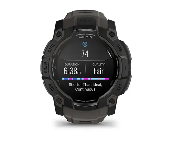 GARMIN INSTINCT 3 - 50 MM AMOLED JUODOS SPALVOS, 010-03020-00