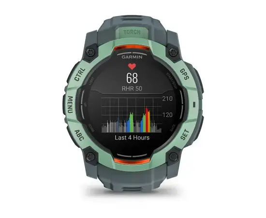 GARMIN INSTINCT 3 - 50 MM AMOLED NEOTROPINėS SPALVOS, 010-03020-01